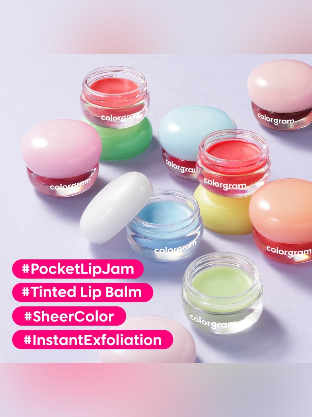 Colorgram Soda Jam Lip Jelly 02 Tintin Dory — Sheer Light Blue Gloss